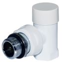 Кран відсікаючий кутовий Carlo Poletti Srl БІЛИЙ Ø1/2" COMPACT (V150410EF)