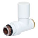 Кран радиаторный прямой Carlo Poletti Srl БЕЛЫЙ Ø1/2" х 24-19 COMPACT (V150511EF)