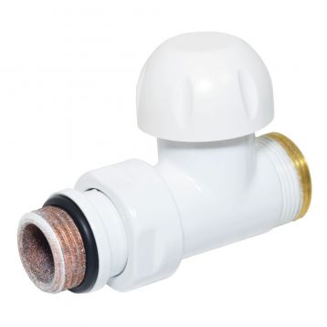 Термоклапан прямой Carlo Poletti Srl БЕЛЫЙ Ø1/2" х 24-19 COMPACT-THERMO-V1 (V151511EF)