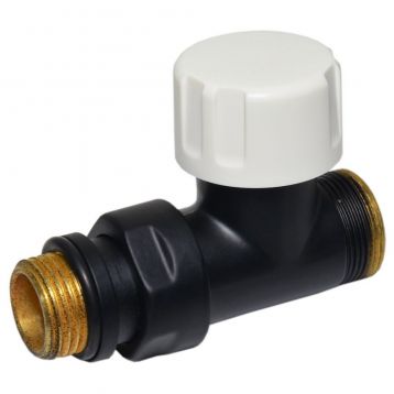 Термоклапан прямий Carlo Poletti Srl BLACK MATTE Ø1/2" х 24-19 COMPACT-THERMO-V1 (V151511EFS9005O)