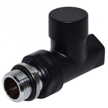 Кран отсекающий прямой Carlo Poletti Srl BLACK MATTE Ø1/2" COMPACT (V150810EFS9005O)