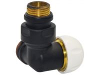 Термоклапан трьохосьовий Carlo Poletti Srl BLACK MATTE Ø1/2" х 24-19 SX (лівий) FIRST CORNER (V175111EFS9005OSX)