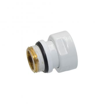 Штуцер з гайкою Carlo Poletti Srl Ø3/4"-1/2" для кранів FIRST БІЛИЙ (A34413E9016)