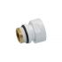 Штуцер з гайкою Carlo Poletti Srl Ø3/4"-1/2" для кранів FIRST БІЛИЙ (A34413E9016)