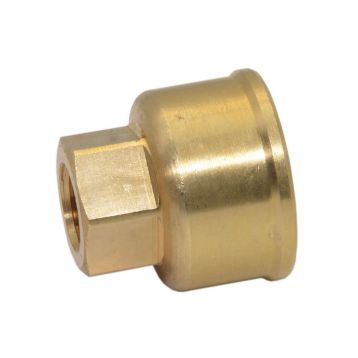 F271R015 Муфта редукційна латунна Ø1/4" х 3/4" ВВ FP Pattaroni
