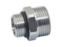 F543CR001 Ніпель редукційний (хром) Ø1/2" (ущільнення) х 3/4" EK ЗЗ FP Pattaroni S.r.l.