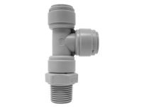 Трійник Ø1/4" (трубка) х Ø1/4" (трубка) х Ø1/8"ЗР Polyacetal (HRST1/4-N01G)