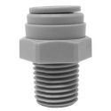 Переходник CDC Fluidtech Europe S.r.l. Ø1/2" (трубка) х Ø3/8" НР Polyacetal (HPC1/2-N03G)