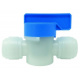 Кульовий кран Ø1/2" Polyacetal (HBVU1/2-1/2W) CDC Fluidtech Europe S.r.l.
