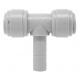 Абзац-трійник Ø1/4" (трубка) х Ø1/4" (абзац) х Ø1/4" (трубка) Polyacetal (HTJ1/4-1/4G)