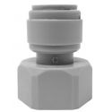 Переходник CDC Fluidtech Europe S.r.l. Ø3/8" (трубка) х Ø1/2" BР Polyacetal (HCF3/8-G04G)