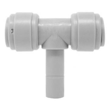 Абзац-трійник Ø3/8" (трубка) х Ø3/8" (абзац) х Ø3/8" (трубка) Polyacetal (HTJ3/8-3/8G)