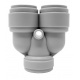 Трійник Ø3/8 "Y-подібний Polyacetal (HUY3/8-3/8G) CDC Fluidtech Europe S.r.l.