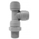 Трійник Ø1/4" (трубка) х Ø1/4" (трубка) х Ø1/4"ЗР Polyacetal (HRST1/4-N02G)