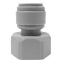 Переходник CDC Fluidtech Europe S.r.l. Ø1/4" (трубка) х Ø1/2" BР Polyacetal (HCF1/4-G04G)