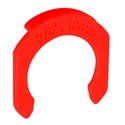 Фиксирующая скоба CDC Fluidtech Europe S.r.l. Ø3/8" красная Polyacetal (HCP10-3/8RD)