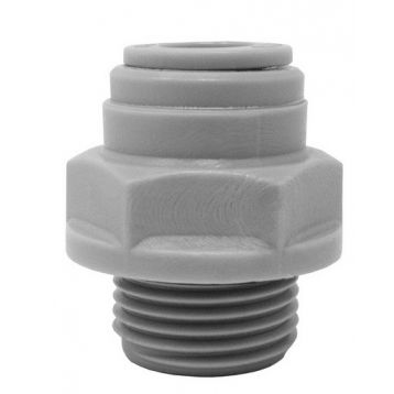 Перехідник Ø1/4" (трубка) х Ø3/8" ЗР Polyacetal (HPC1/4-N03G) CDC Fluidtech Europe S.r.l