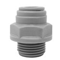 Переходник Ø1/4" (трубка) х Ø3/8" НР Polyacetal (HPC1/4-N03G)