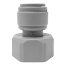 Переходник в комплекте со скобой CDC Fluidtech Europe S.r.l. Ø3/8" (трубка) х Ø1/2" BР Polyacetal (HCF3/8-G04G+HCP10-3/8)