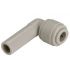 Абзац-коліно в комплекті зі скобою CDC Fluidtech Europe S.r.l. Ø3/8" х Ø3/8" Polyacetal (HLJ3/8-3/8G+HCP10-3/8)