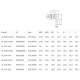 Абзац-коліно в комплекті зі скобою Ø1/4" х Ø1/4" Polyacetal CDC Fluidtech Europe S.r.l.