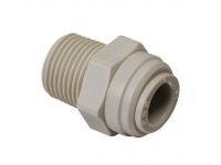 Перехідник в комплекті зі скобою Ø1/4" (трубка) х Ø1/2" ЗР Polyacetal CDC Fluidtech Europe S.r.l