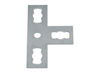 Mupro MPR Пластина Т подобная S+ горячее цинкование 41х21 41х124 (165877)
