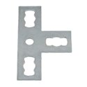 Mupro MPR Пластина Т подобная S+ горячее цинкование 41х21 41х124 (165877)