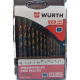 Набор сверл по металлу WURTH HSS DIN338 1,5-6,5 мм 13 пр. RED LINE (0624701)