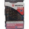 Набір сверел по металу WURTH HSS DIN338 1,5-6,5 мм 13 пр. RED LINE (0624701)