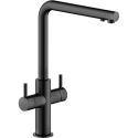 Смеситель для кухни NOBILI KITCHEN (AQ93823/3VBM) (Velvet black) с подключением фильтра