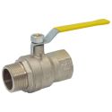 Кран газовый шаровой MISSUORI GAS Ø1 1/4" ВЗ стальная ручка Idrosanitaria Bonomi (79550110)