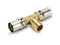 4033160616 Трійник з зовнішньою різьбою (прес) Ø16 х 3/4" З х 16 Idrosanitaria Bonomi S.p.a.
