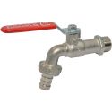 Кран поливочний кульовий ARNO Ø1/2" сталева ручка Idrosanitaria Bonomi (73000104R)