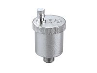 Caleffi Воздухоотводчик хромированный MINICAL автоматический вертикальный Ø1/2" С 120°C 10 bar (502041) Caleffi - 1