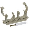 Кліпса подвійна + шуруп PP з клямкою Ø25 (бежева) Capricorn S.A. (9-9841-025-00-01-04)