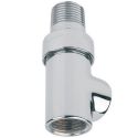 Carlo Poletti Тройник со штуцером для подключения тена Ø1/2" В x 1/2" В x 1/2" С ХРОМ (A35100B)