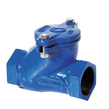 T7.100 Різьбовий зв. клапан (високом. чавун) з кулькою NBR -10/+70°C Ø1 1/2 Brandoni S.p.A. (T7.100040FFB)