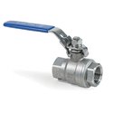 B3.622 Кран шаровой Ø1" ВВ (нержавейка AISI 316) PN63 -25/+180 °C Brandoni S.p.A. (B3.622I025XFVPB0)