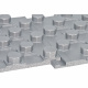 Cartoplastica Errevi S.r.l. G5015 Панель ГРАФІТОВА теплоізоляційна для ТП H11 мм (37 мм) EPS 200 1200 x 700 мм Errevi srl (G5015