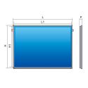 Солнечный коллектор OR горизонтальный 2000 x 1250 x 85 мм Ø22 10 bar 199° C Cordivari srl (3400306501311)