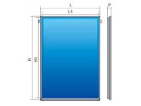 Солнечный коллектор VT вертикальный 1250 x 2000 x 85 мм Ø22 10 bar 199° C Cordivari srl (3400306501310)