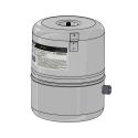 Бак расширительный с креплением CAL-PRO 6 л 1/2"G 3 bar 90°C (6VASOESP20) Zilmet S.p.A. (1300000501 / 1300000504)