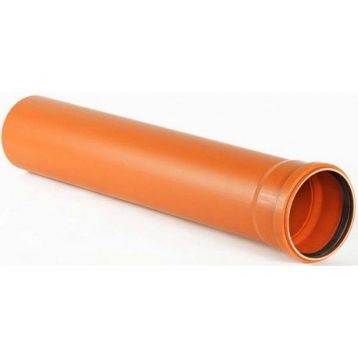 Труба для наружной канализации SN4 Ø160 x 4,0 мм L2000 мм PVC Valrom Украина (CA000516002П)