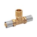 Тройник PEXAL BRASS (пресс) Ø20 (2,5) х 3/4" С х 20 (2,5) Valsir S.p.A. (VS0131215)