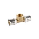 Тройник PEXAL BRASS (пресс) Ø40 (3,5) х 1 1/4" В х 40 (3,5) Valsir S.p.A. (VS0131327)