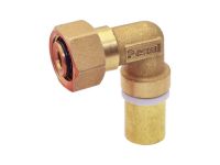 PEXAL BRASS Сборной элемент угловой (пресс) Ø20 (2,5) х 3/4" В Valsir S.p.A. (VS0131663)