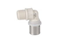 BRAVO PRESS PPSU Колено d20 (2,0) х 1/2" НР Valsir S.p.A. (VS0150521 / VS0152521)