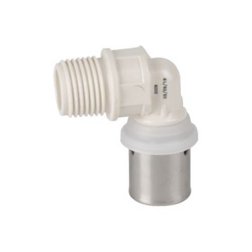 BRAVO PRESS PPSU Колено d20 (2,0) х 3/4" НР Valsir S.p.A. (VS0150525 / VS0152525)