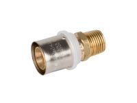 PEXAL BRASS Переходник (пресс) Ø26 (3,0) х 3/4" Из Valsir S.p.A. (VS0170235)